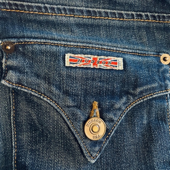 Hudson Sz:26 Collin Skinny Blue Jeans - Picture 7 of 11